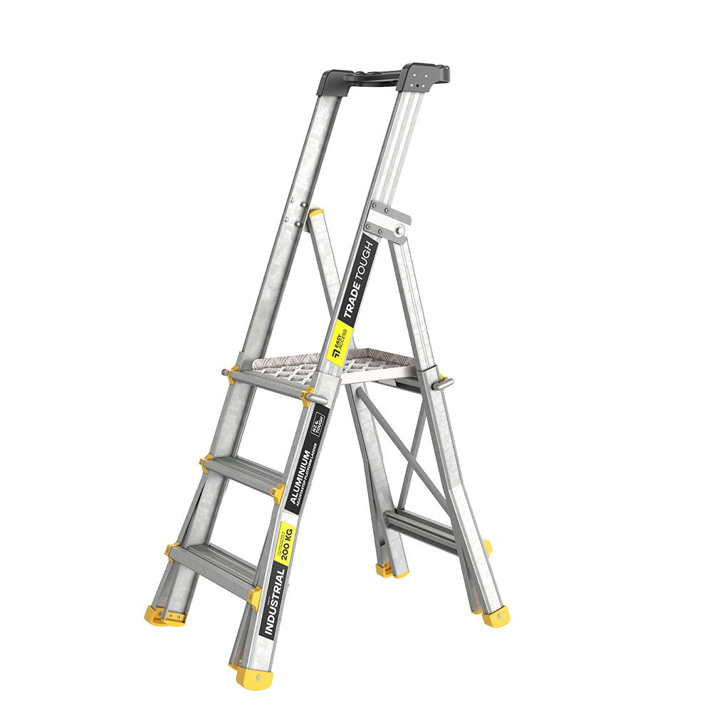 Easy Access Adjustastep Telescopic Platform Ladders