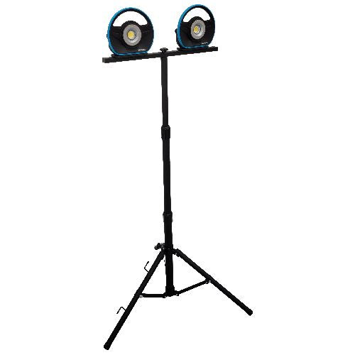 Almax® Leopard 20W Cordless LED Work Lights x 2 and Stand