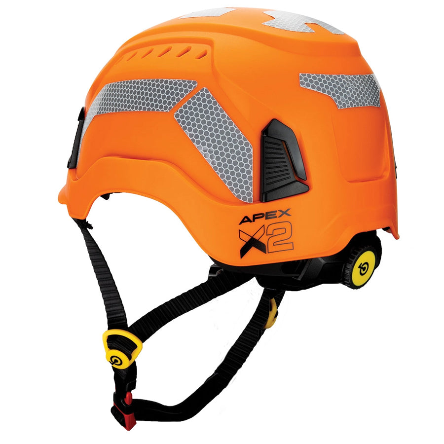 Apex X2 Vented Multi-Impact Helmet ORANGE