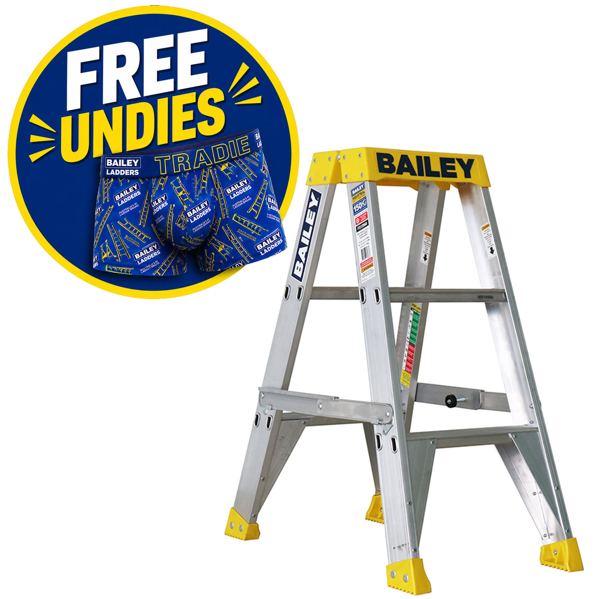 Bailey Pro Punchlock Double Sided Ladder