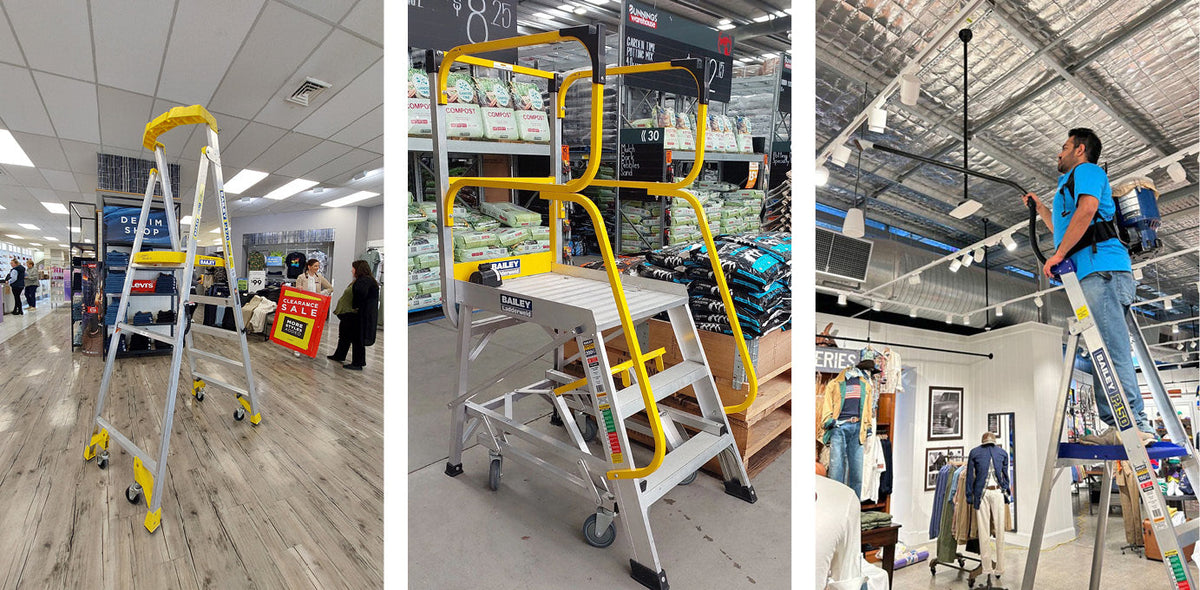 Ladders for the Retail Industry – TotalSite Supplies