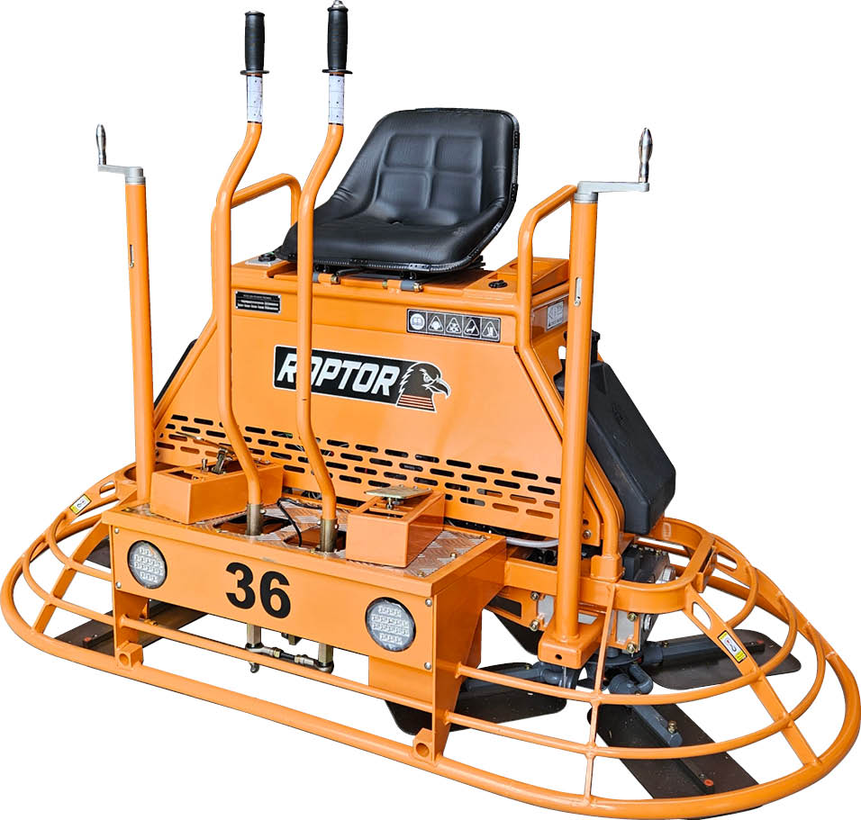 Raptor Ride On Power Trowel 36"