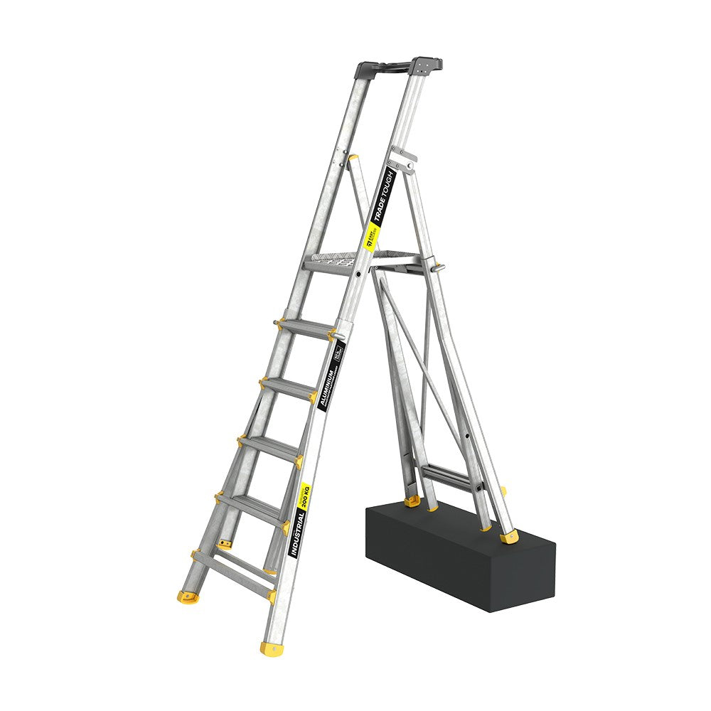 Easy Access Adjustastep Telescopic Platform Ladders