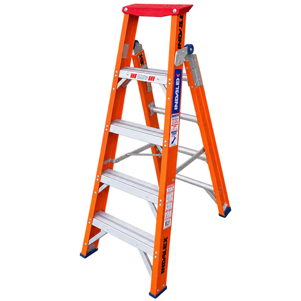Indalex Pro Series Fibreglass Dual Purpose Ladder