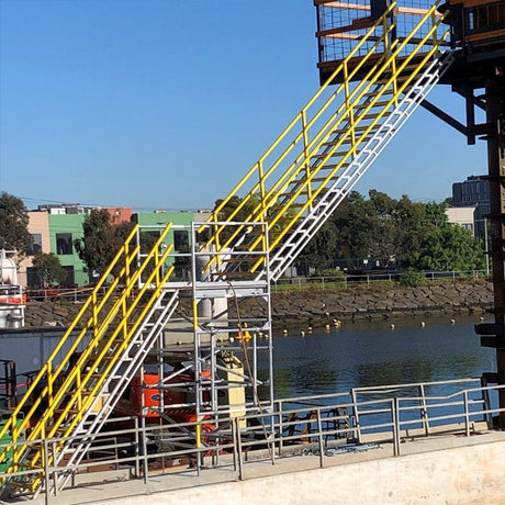 Self Levelling Stairs with Landing Platform