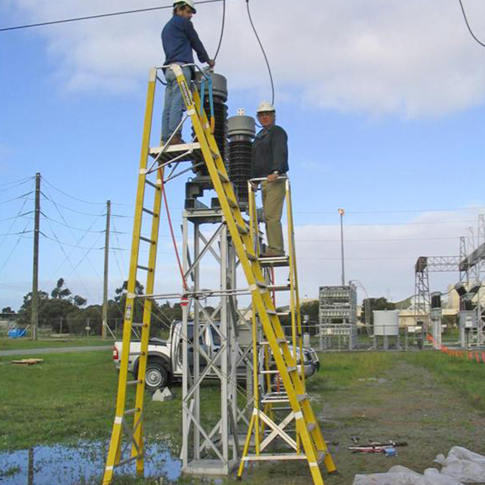 Workmaster Step Ladder Branach WorkMaster Step Platform Ladders – Totalsite Supplies